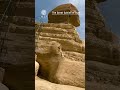 The Great Sphinx of Giza Vol.3 / WORLD SCAN PROJECT #shorts #egypt #sphinx