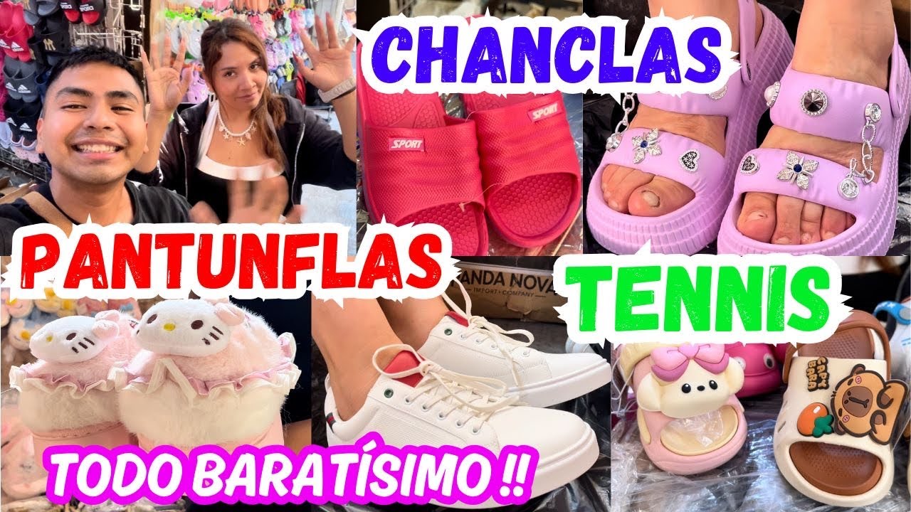 😱 DESDE $20 PESOOOS ! 😱✨CHANCLAS , PANTUNFLAS Y TENNIS PREMIUN | Venta por PIEZA Y diseños HERMOSOS