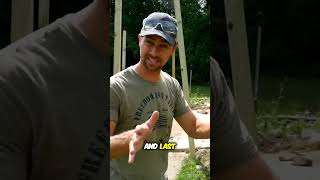 Building a Sturdy Shed: Setting and Squaring Posts with 21AA Backfill