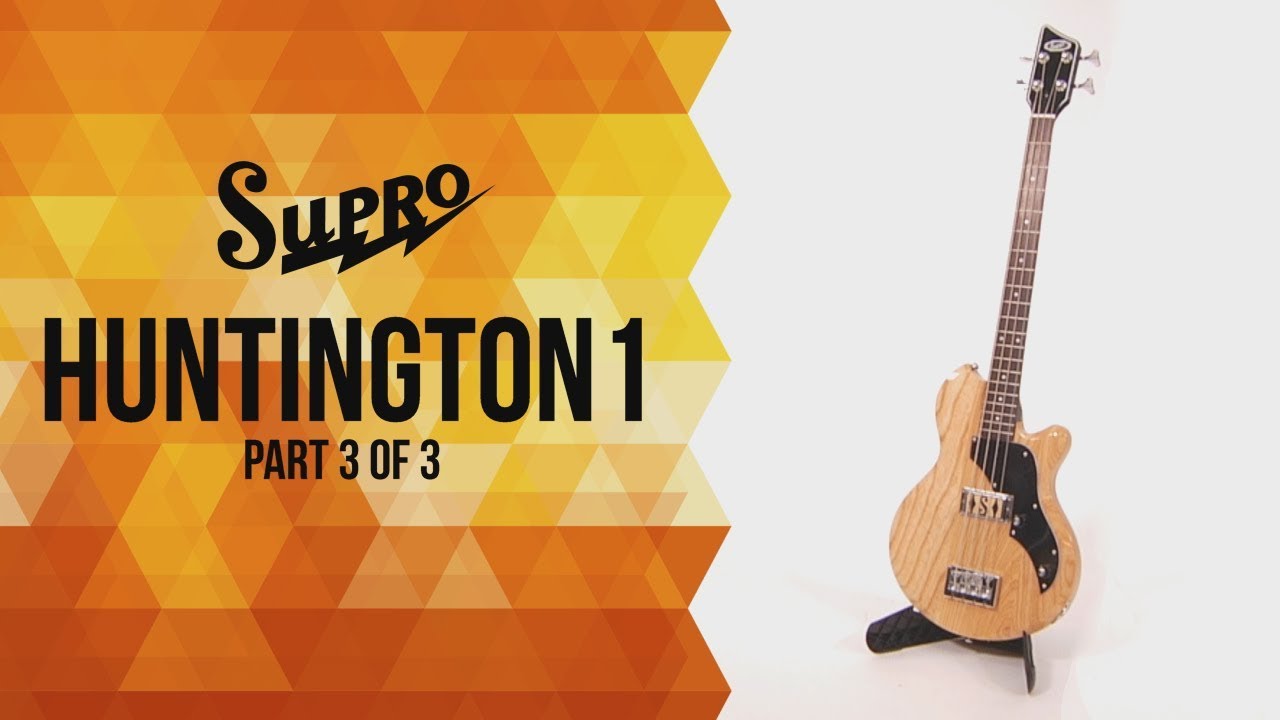 SUPRO / エレキベース Huntington I -Part 3 of 3- スラップ - YouTube