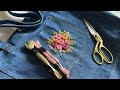 Make your own Embroidered Tote Bag 😍 Hand Embroidery tutorial on Tote Bags 🥰 Gossamer Embroidery