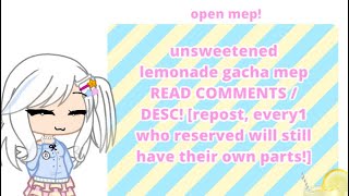 *check desc* OPEN GACHA MEP! / REPOST / 18/25 parts