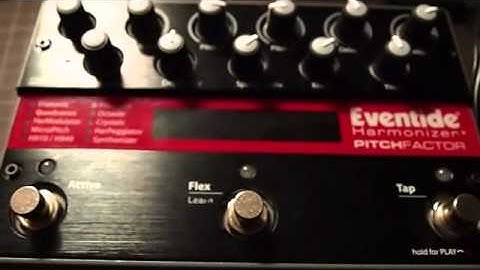 Eventide pitchfactor trouble