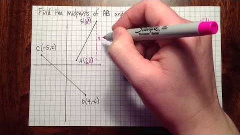 Finding the midpoint of a line segment with logic
