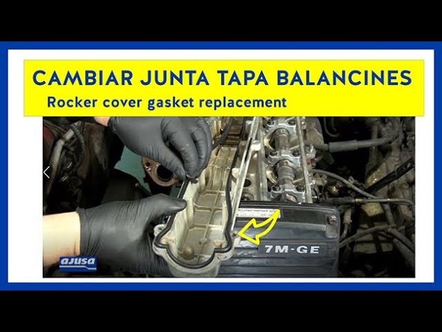 ⚡️ Cambiar junta tapa de balancines / ✓ Rocker cover gasket replacement 