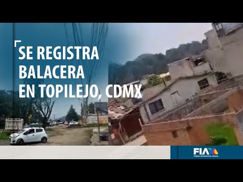 ¡Se desata balacera en Tlalpan! Registran operativo para rescatar a dos secuestrados