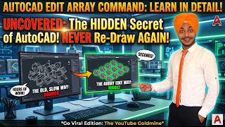 Edit Array Command in AutoCAD Sikhein Details Se