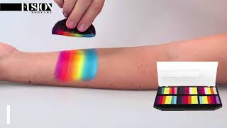 Fusion Body Art | Petal Palette | Leanne's Vivid Rainbow Swatches