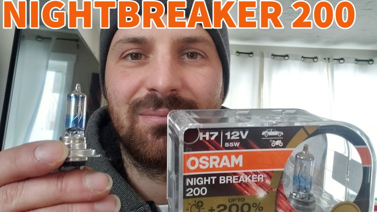 OSRAM NIGHT BREAKER +200% 3550k Unboxing, Review, Road Test 