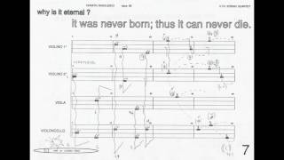 Horatiu Radulescu   Before The Universe Was Born (w/ score) (for string quartet) (1993)
