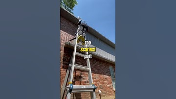 The scariest part of starting a gutter cleaning business #shorts