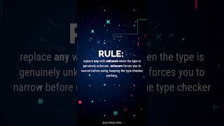 TypeScript: unknown vs any....Stop Turning Off the Type Checker #typescript #code