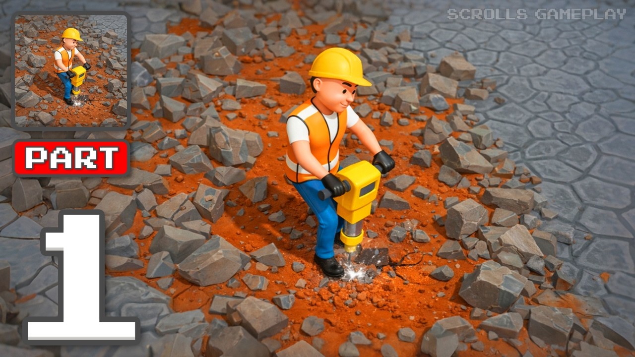 Road Builder Idle - Gameplay Walkthrough Part 1 - Roads Expand Wealth (iOS, Android)