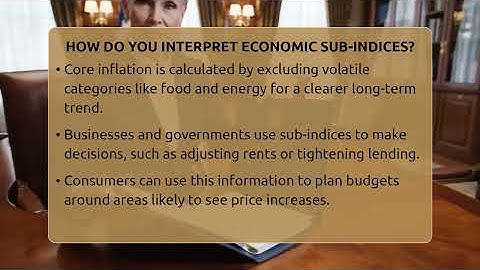 How Do You Interpret Economic Sub-indices? - Inflation Insight Channel