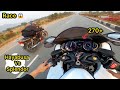 Hayabusa vs splendor top speed  drag race   maza aagya 