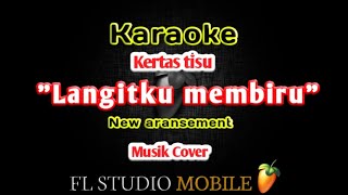 Karaoke LANGITKU kertas tissu