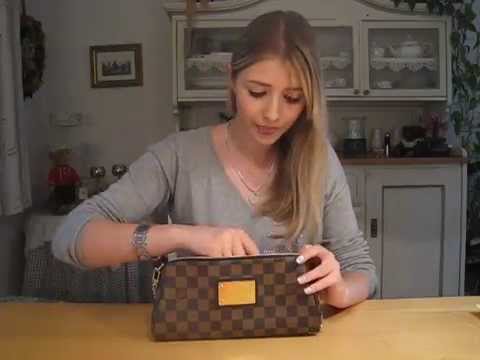 louis vuitton damier eva clutch