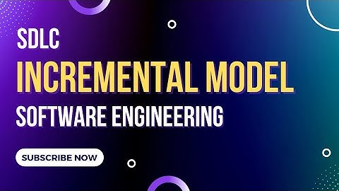 Incremental Model in Software Engineering in Hindi | SDLC | Incremental Model in SDLC | SDLC