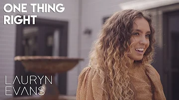 One Thing Right - Marshmello + Kane Brown | Lauryn Evans Cover