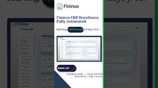 Warehouse Management in 60 Seconds | Fininvo WMS #crm #accounting #erp