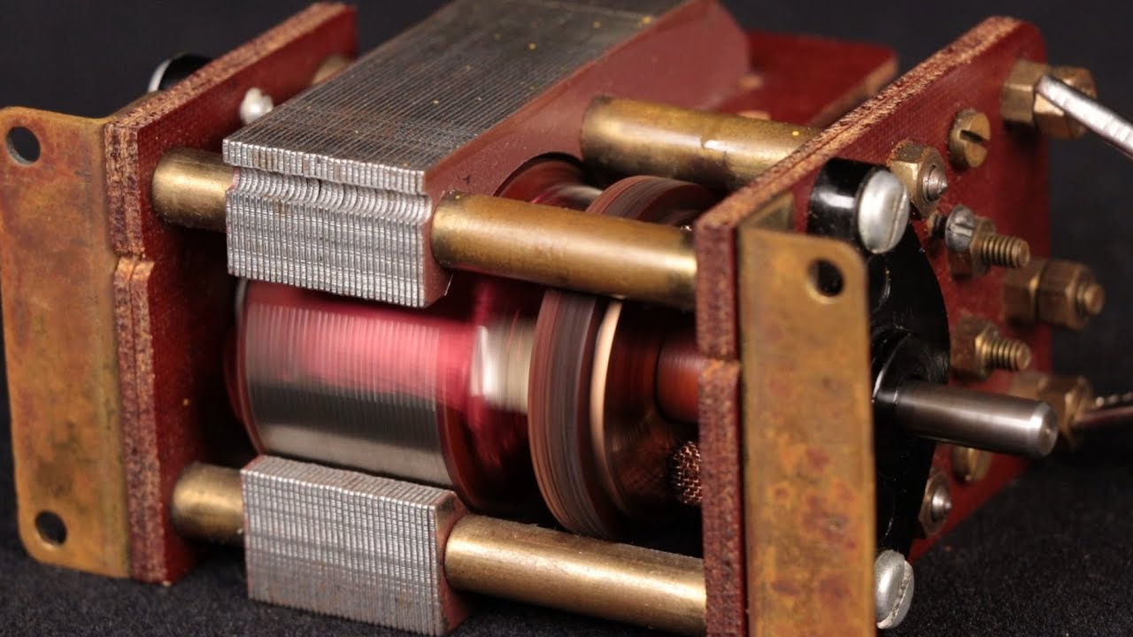 Taycol "Standard" Vintage Model Electric Motor Disassembly & Play