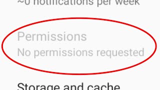 Fix No permission requested in app info | App info permission bottom not working problem solve