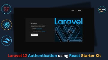 🤯Laravel 12 Authentication using  React Starter Kit | Laravel 12 Authentication | Laravel 12