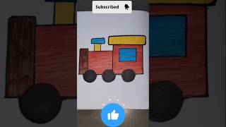 easy train 🚂 drawing for beginners #drawing #drawing4kids #art #easydrawing #simpleartforkids