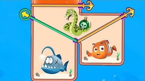 fish rescue game pull the pin save the fish game Android iOS game