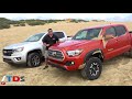 Toyota Tacoma TRD Off-Road vs Chevy Colorado Z71 - sand and rock crawl test