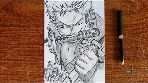 How to Draw Zoro |  Epic Step-by-Step One Piece Drawing Tutorial