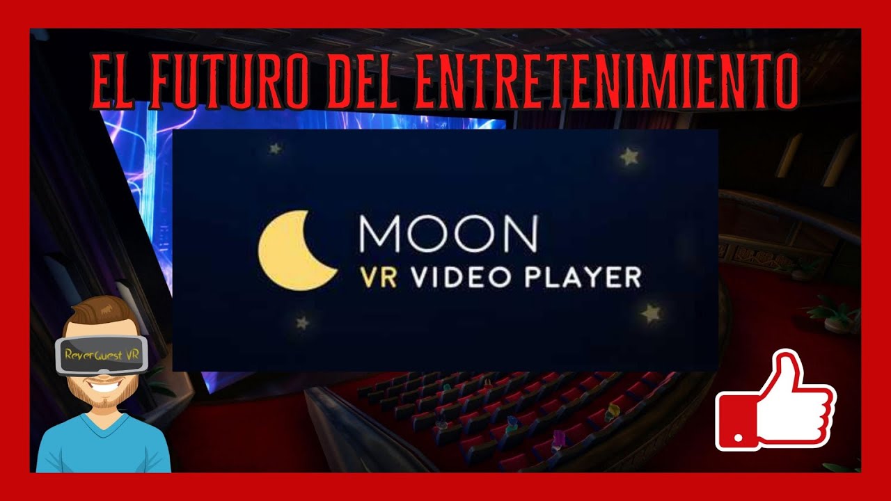 maestría más Reafirmar MOON VR VIDEO PLAYER Asómate al FUTURO del ENTRETENIMIENTO en META QUEST 2  - YouTube