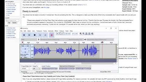 Punch and Roll in Audacity