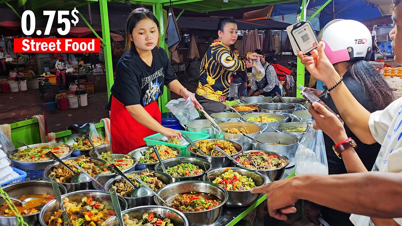$0 75 Dinner Most Popular Cambodian Street Food in Siem Reap Province, Cambodia
