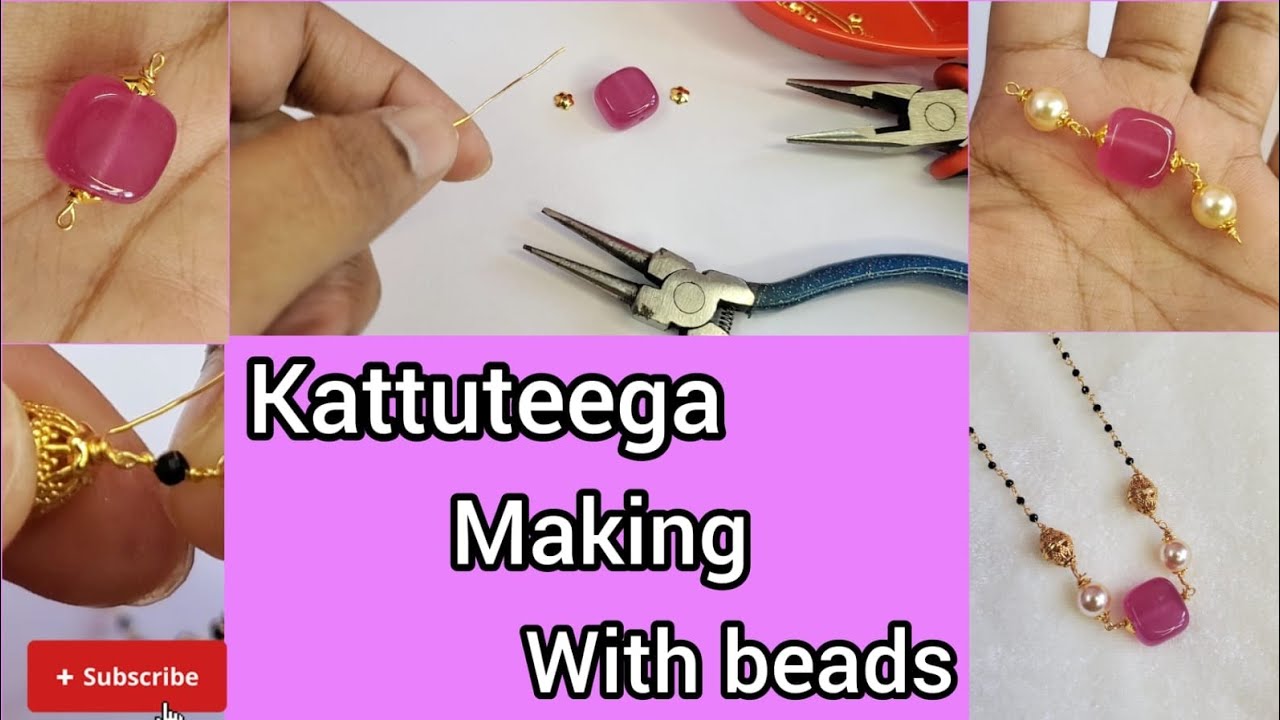 ✨️kattutega making with beads✨️ @AS Collections #makingvideos#youtube #handmade #jewellerymaking