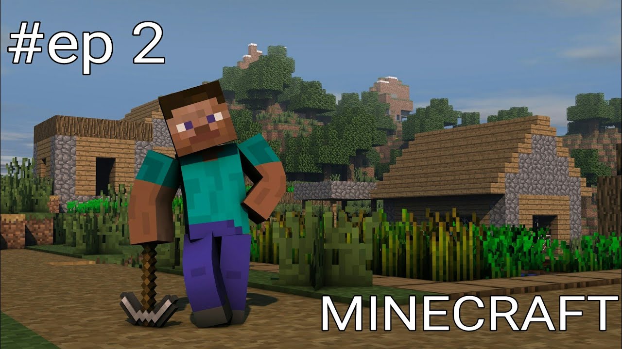 I found village in Minecraft survival series #ep 2 - YouTube
