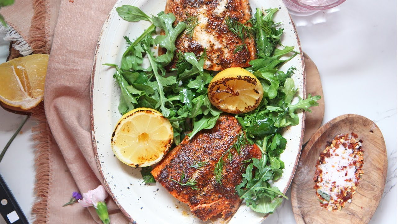Blackened Roasted Salmon | Laura in the Kitchen