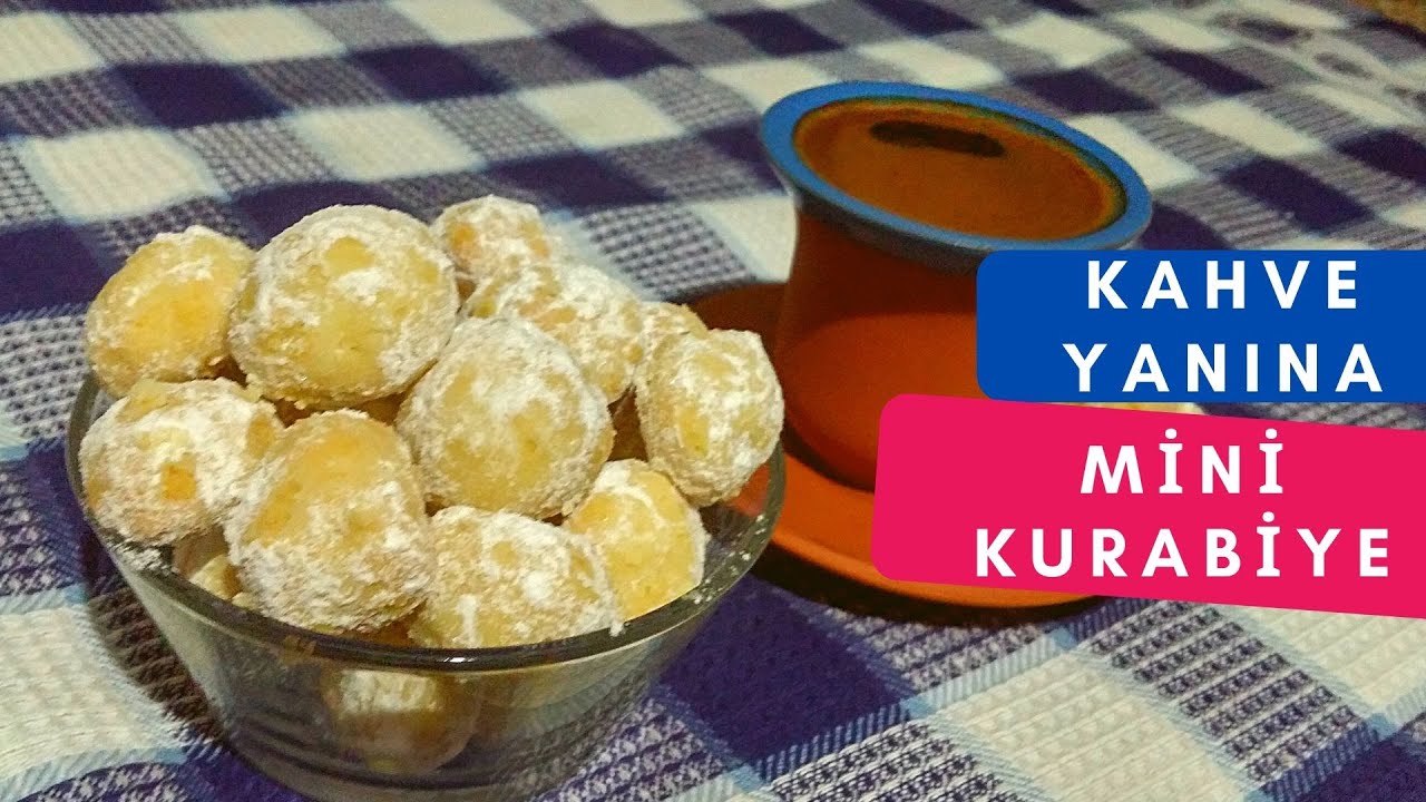 Türk kahvesi yanına atıştırmalık pratik mini kurabiye tarifi. (mini