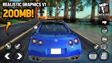 [200MB] GTA San Andreas Realistic Graphics V1 Mod For Android | Modding Master