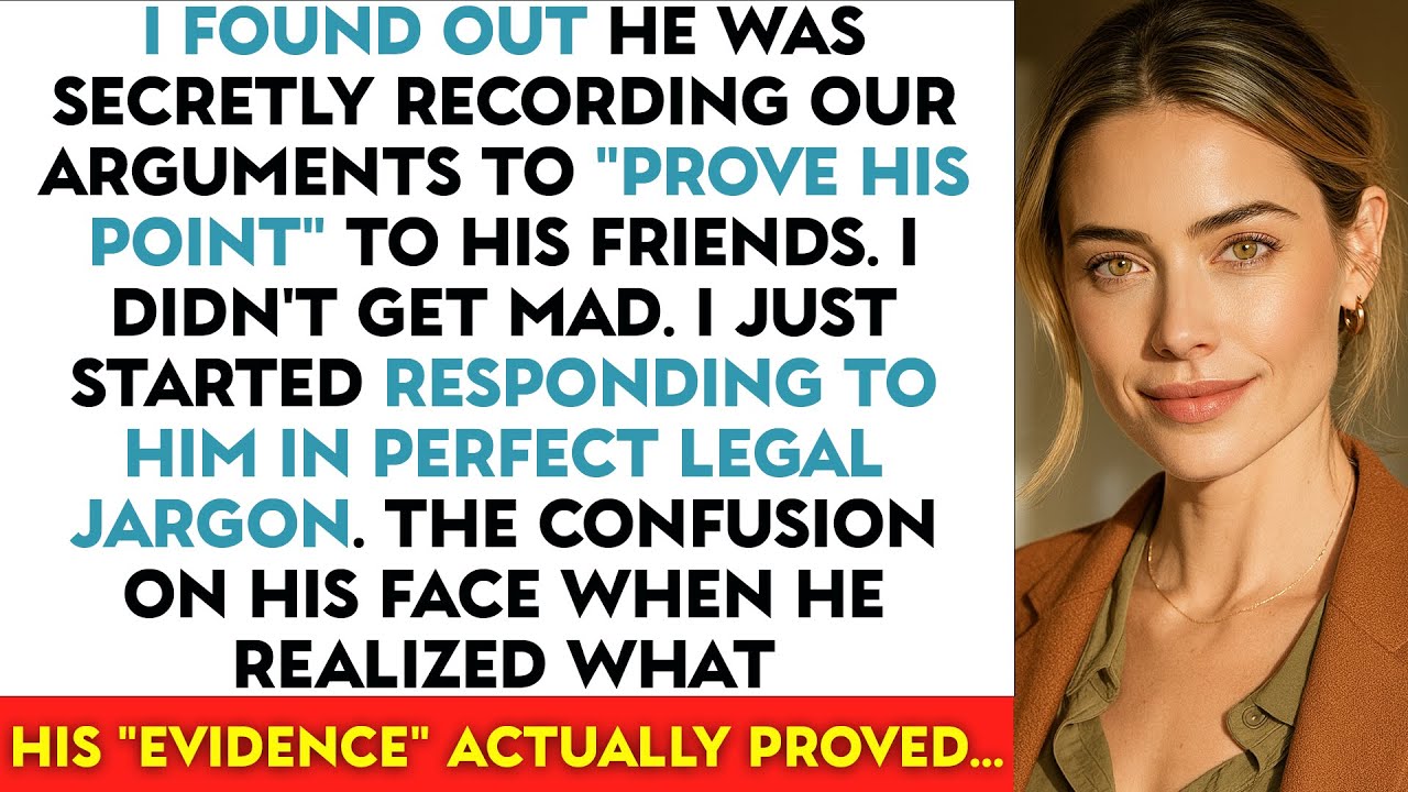 I Found Out He Was Secretly Recording Our Arguments To 