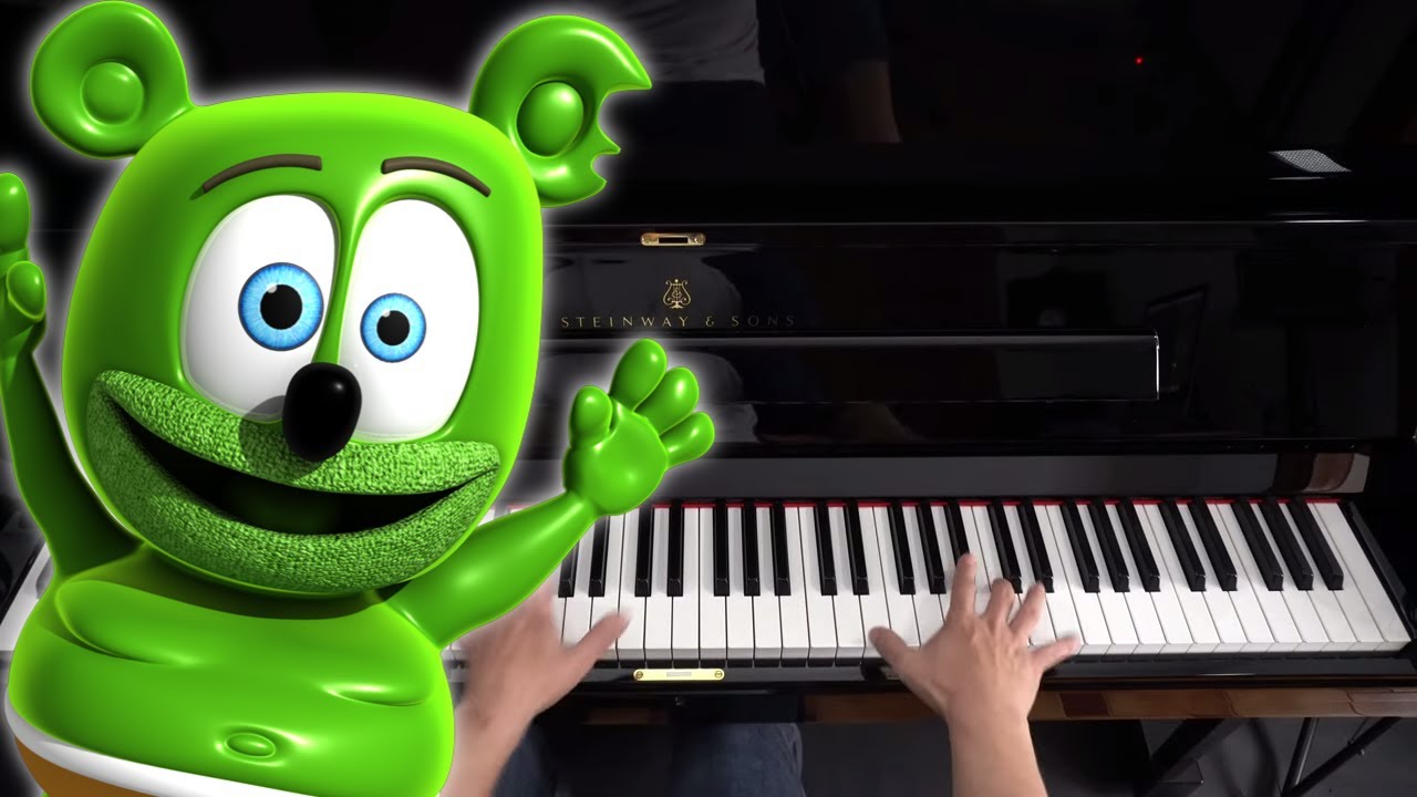 Песня the gummy bear song. Gummy Bear Piano. Gummy Bear Rington. Gummy Bear Song.