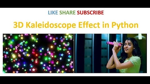3D Kaleidoscope Coding - Beautiful animation with Stars - PYTHON TUTORAL  @GhanaWisdom  444 Hz