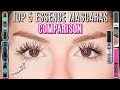 TOP 5 ESSENCE MASCARAS COMPARISON 2020 | 8hr Wear Test | BEST ESSENCE MASCARAS 2020