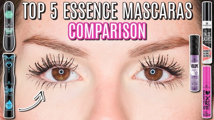 essence lash princess mascara vs the essence lash princess waterproof  mascara - YouTube