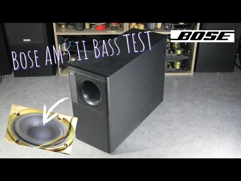 ovn en milliard lade som om 1990 Bose AM5 II Subwoofer Bass Test | Vintage woofer tested at MAX volume  ! - YouTube