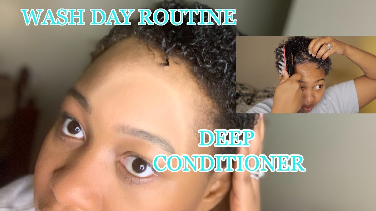 SHORT CURLY HAIR WASH AND GO ROUTINEWASH, DEEP CONDITION AND STYLE MY