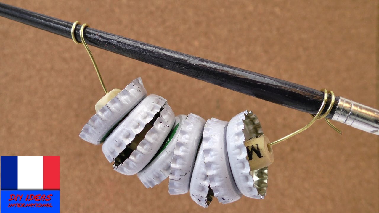 Tambourin de capsules Construire un instrument de musique Maracas à