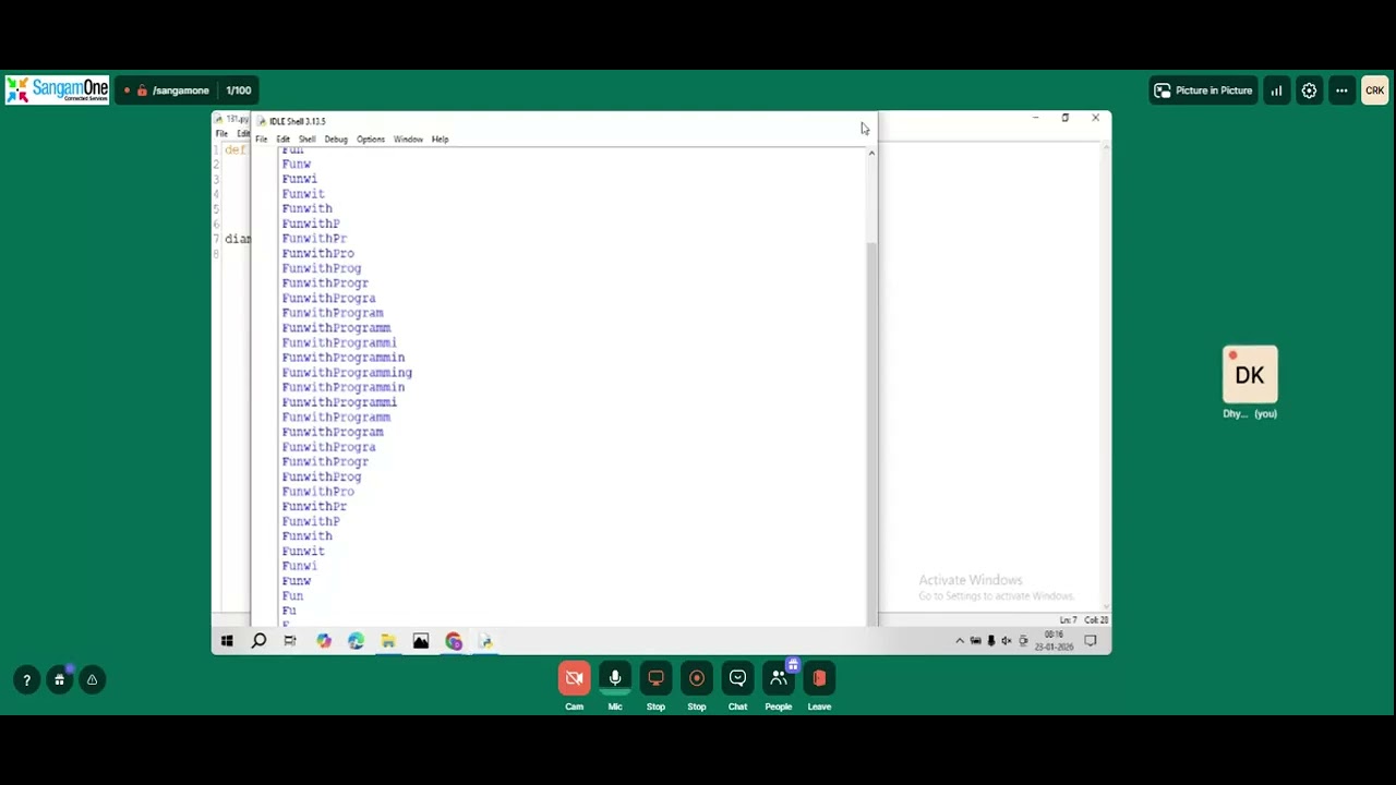 FunwithProgramming Python Assignment7
