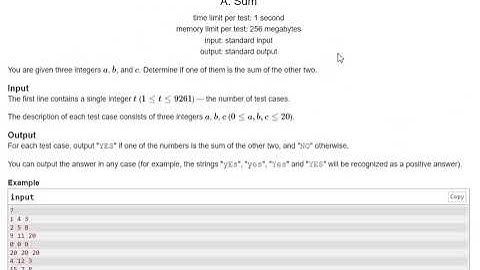 Sum (Easy Version) Codeforces Solution | Codeforces Round #827✅ (100/100) Full | AC Code