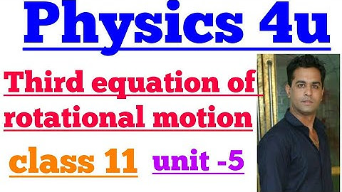 Third equation of rotational motion